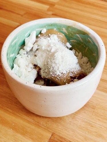 Toppings para helados: merengue