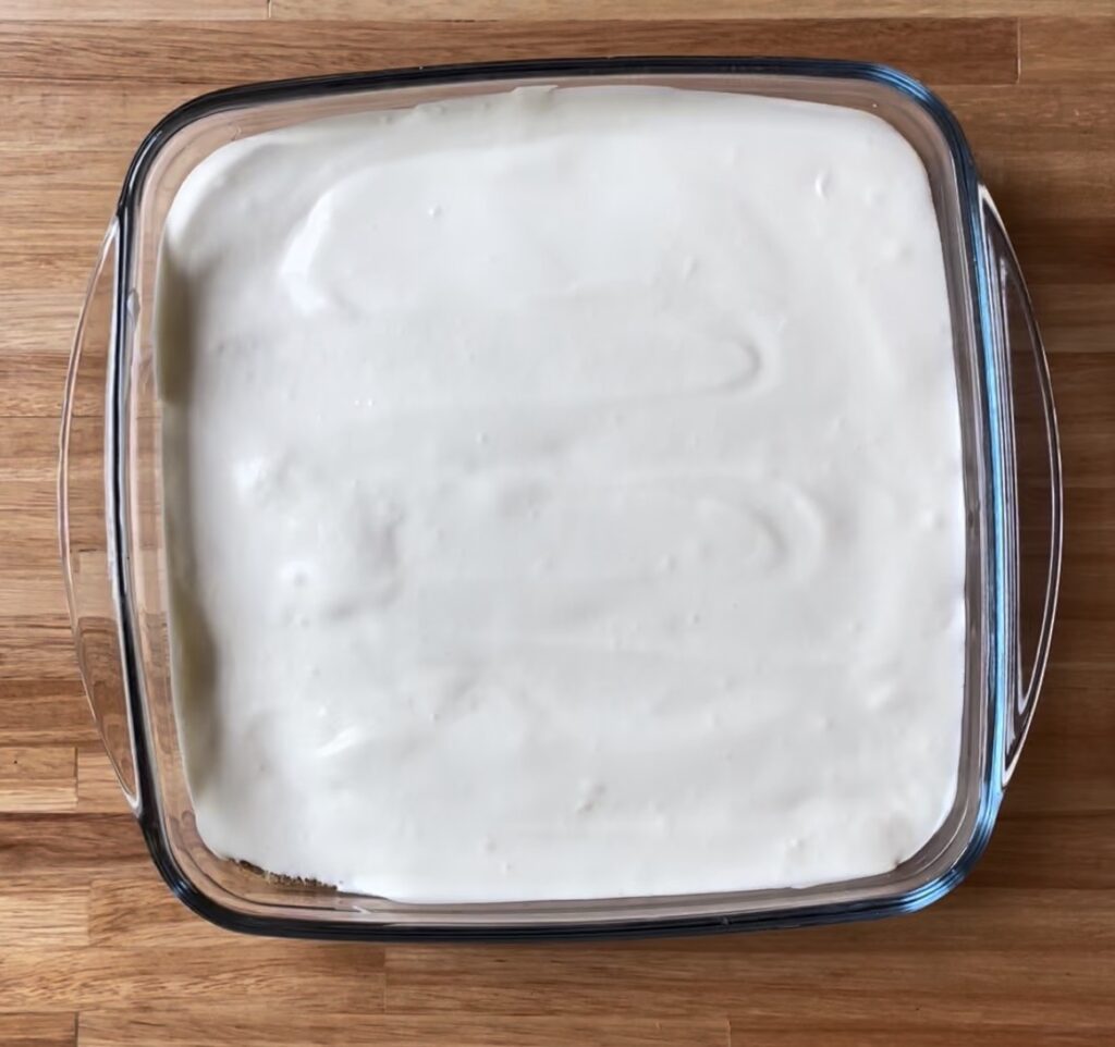 Agregar la crema batida con el queso mascarpone
